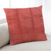 Lifestyle Image of Mid-Century Modern Urban Square Red Throw Pillow, 18 inch by 18 inch, pwurb469