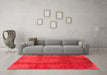 Industrial Red Washable Rugs