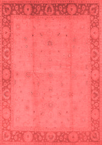 Oriental Red Traditional Rug, urb470red