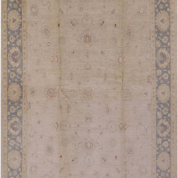 Mid-Century Modern Dark Almond Brown Oriental Rug, urb470