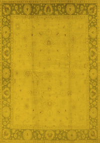 Oriental Yellow Traditional Rug, urb470yw