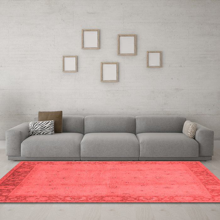 Traditional Red Washable Rugs