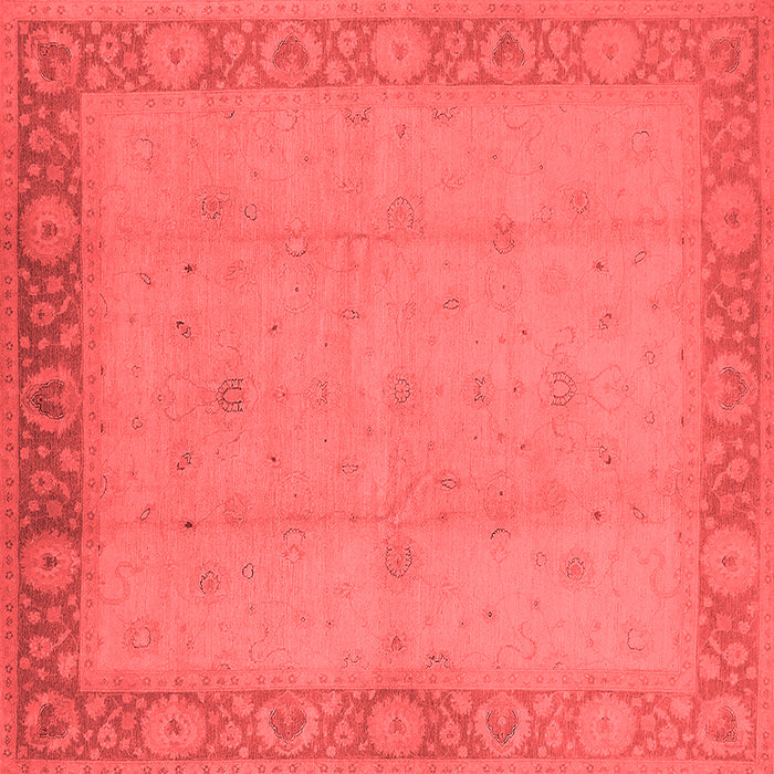 Machine Washable Oriental Red Traditional Rug, wshurb470red