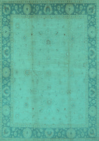 Oriental Turquoise Traditional Rug, urb470turq