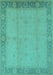 Oriental Turquoise Traditional Rug, urb470turq