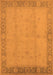 Machine Washable Oriental Orange Traditional Area Rugs, wshurb470org