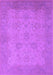 Machine Washable Oriental Purple Industrial Area Rugs, wshurb471pur