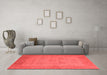 Industrial Red Washable Rugs