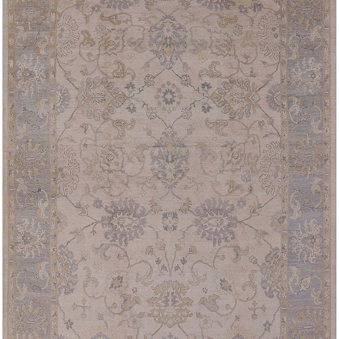 Mid-Century Modern Rose Purple Oriental Rug, urb471