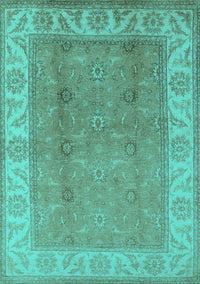 Oriental Turquoise Traditional Rug, urb472turq