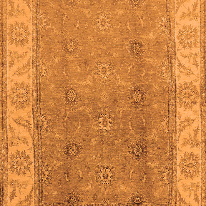 Oriental Orange Traditional Rug, urb472org