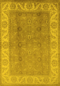 Oriental Yellow Traditional Rug, urb472yw