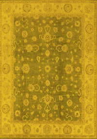 Oriental Yellow Traditional Rug, urb473yw