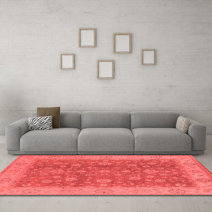 Traditional Red Washable Rugs