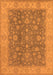 Machine Washable Oriental Orange Traditional Area Rugs, wshurb473org