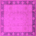 Square Oriental Pink Industrial Rug, urb474pnk