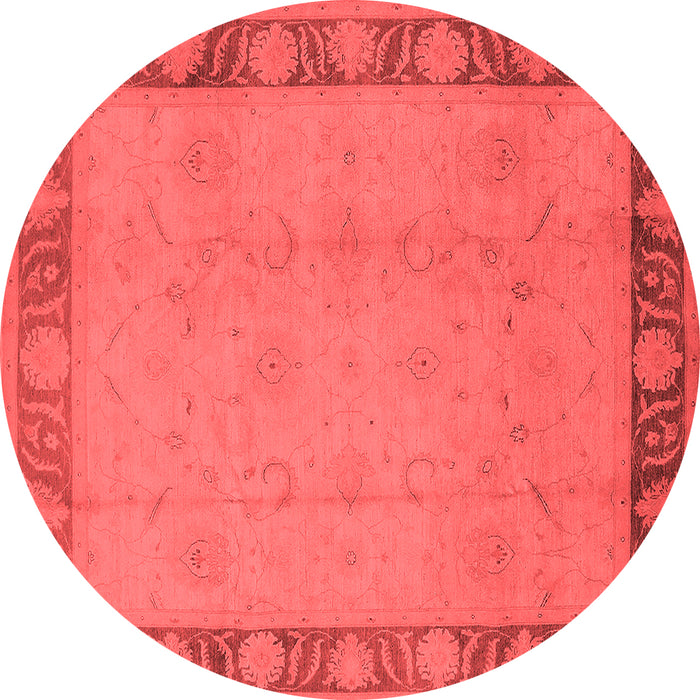 Machine Washable Oriental Red Industrial Rug, wshurb474red