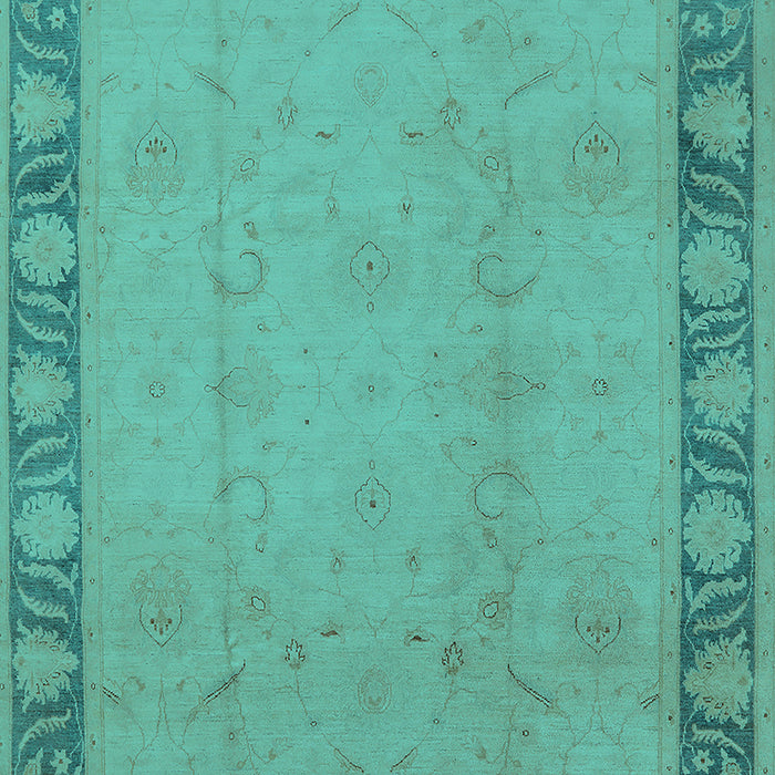 Oriental Turquoise Industrial Rug, urb474turq