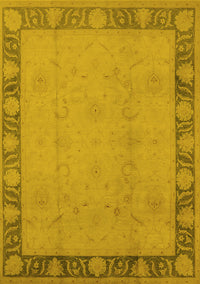 Oriental Yellow Industrial Rug, urb474yw