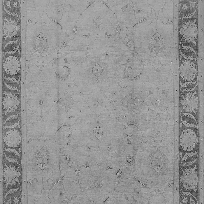 Machine Washable Oriental Gray Industrial Rug, wshurb474gry