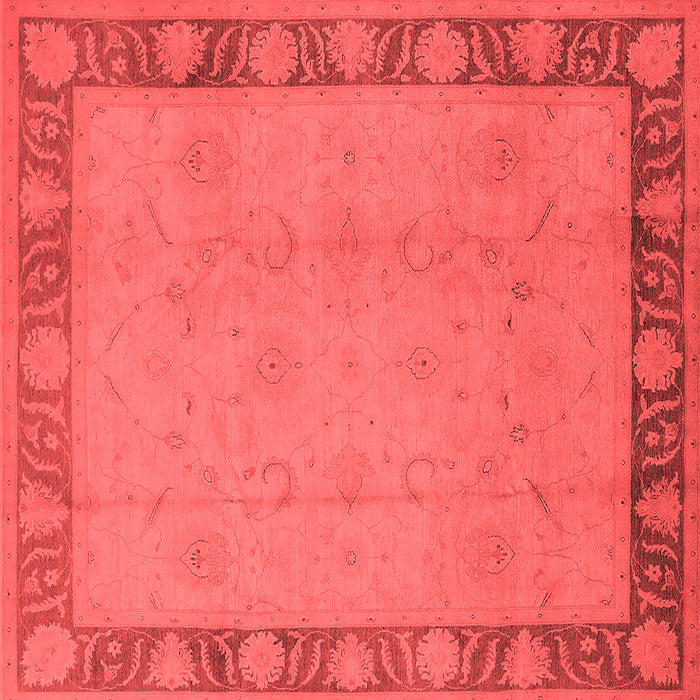 Machine Washable Oriental Red Industrial Rug, wshurb474red