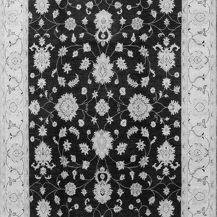 Machine Washable Oriental Gray Traditional Rug, wshurb475gry