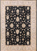 Mid-Century Modern Burgundy Brown Oriental Rug, urb475