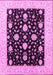 Oriental Pink Traditional Rug, urb475pnk