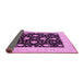 Sideview of Oriental Pink Traditional Rug, urb475pnk