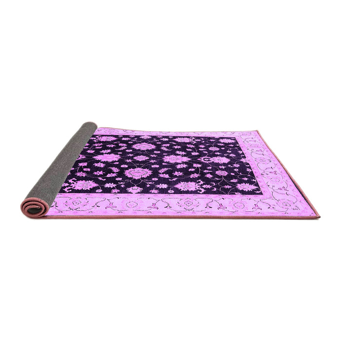 Sideview of Oriental Purple Traditional Rug, urb475pur