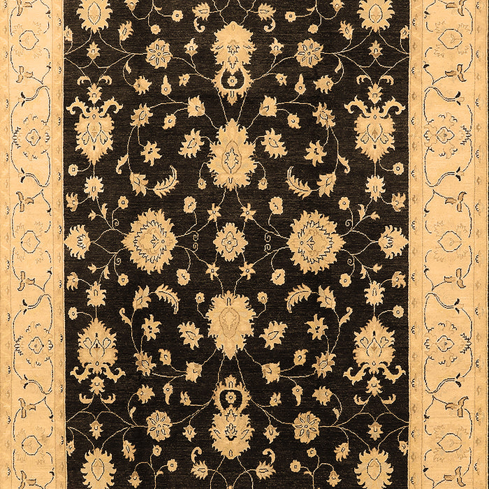 Oriental Brown Traditional Rug, urb475brn