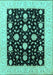 Oriental Turquoise Traditional Rug, urb475turq