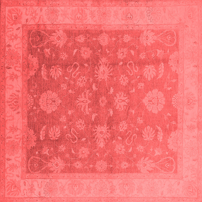 Machine Washable Oriental Red Traditional Rug, wshurb476red