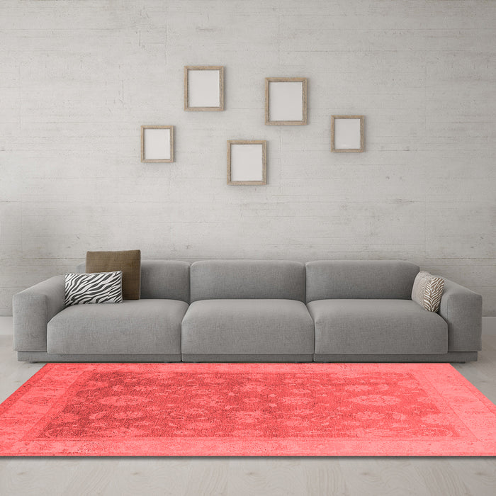Traditional Red Washable Rugs