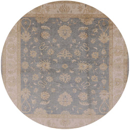 Round Machine Washable Industrial Modern Rose Dust Purple Rug, wshurb476