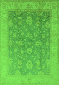 Oriental Green Traditional Rug, urb476grn