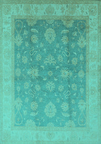 Oriental Turquoise Traditional Rug, urb476turq