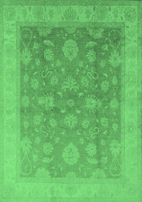 Oriental Emerald Green Traditional Rug, urb476emgrn