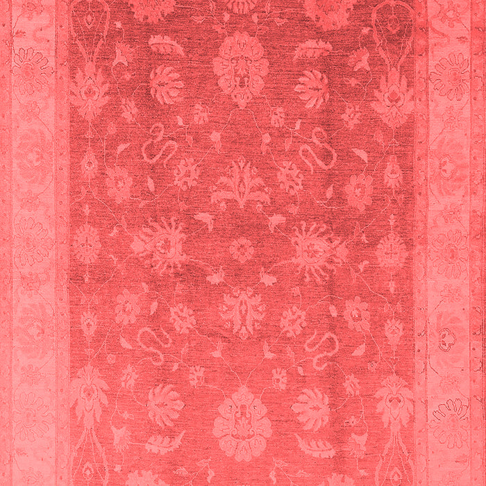 Machine Washable Oriental Red Traditional Rug, wshurb476red