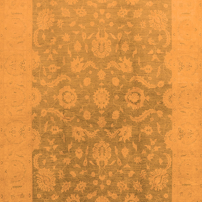 Machine Washable Oriental Orange Traditional Area Rugs, wshurb477org