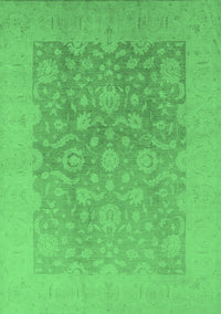 Oriental Emerald Green Traditional Rug, urb477emgrn