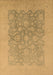 Oriental Brown Traditional Rug, urb477brn