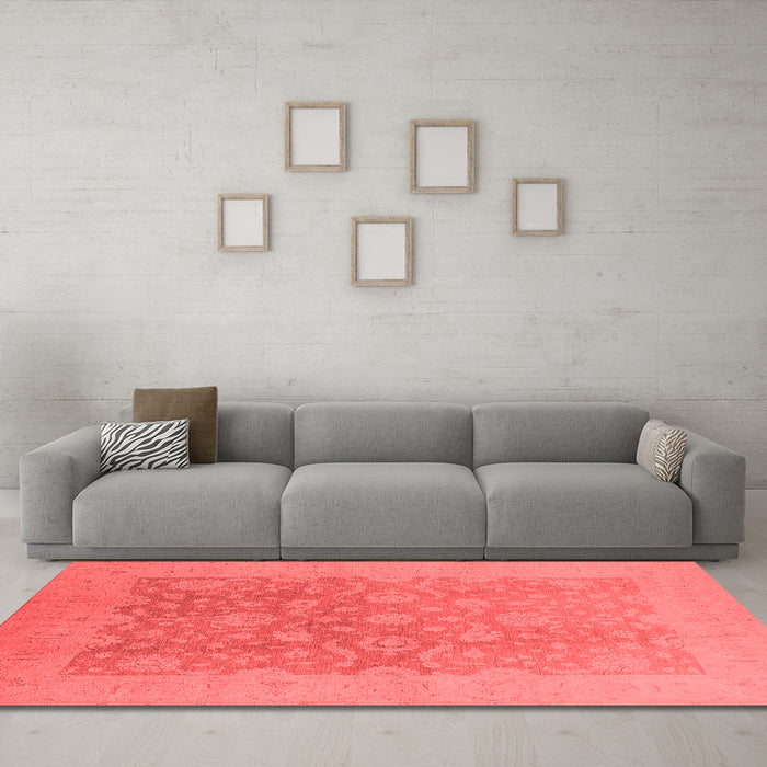 Traditional Red Washable Rugs