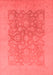 Oriental Red Traditional Area Rugs