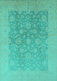 Oriental Turquoise Traditional Rug, urb477turq