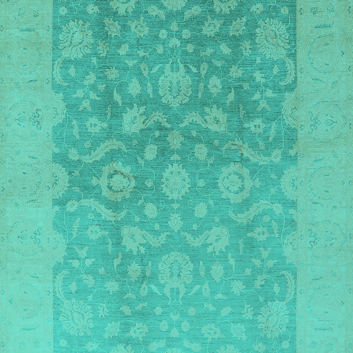 Oriental Turquoise Traditional Rug, urb477turq