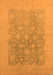 Oriental Orange Traditional Rug, urb477org