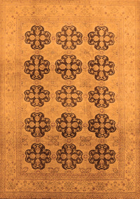 Oriental Orange Traditional Rug, urb478org