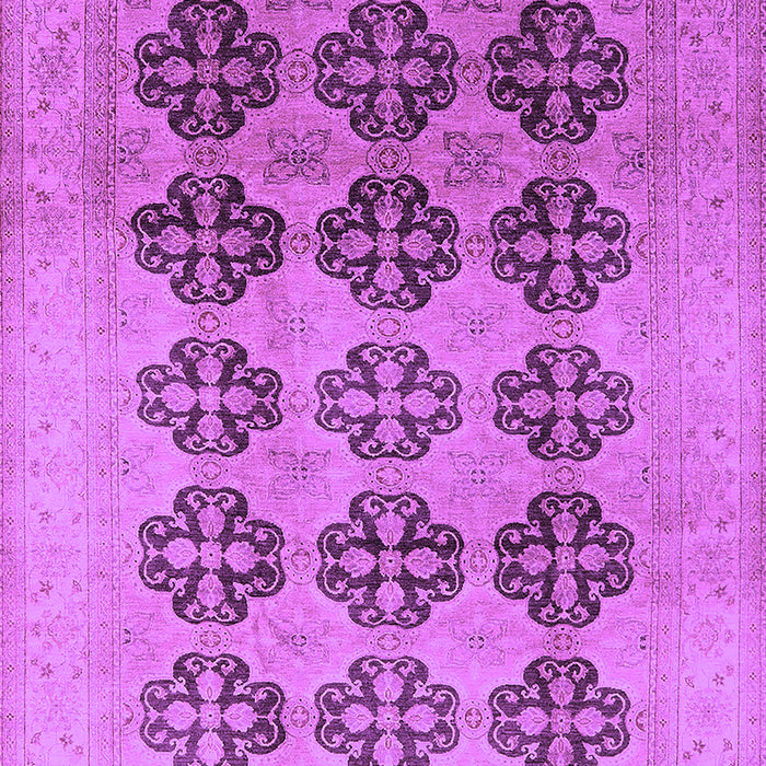 Machine Washable Oriental Purple Traditional Area Rugs, wshurb478pur
