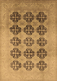 Oriental Brown Traditional Rug, urb478brn